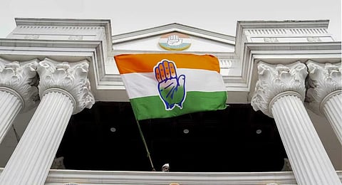 Congress party office. 