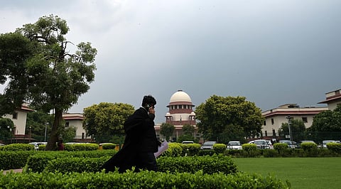 A view of the Supreme Court.