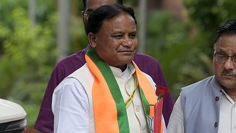 Chief Minister of Odisha Mohan Charan Majhi. 
