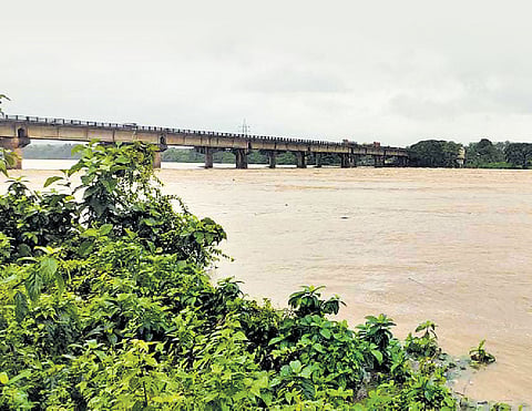 With heavy inflow into the AMR barrage and Thumbe dam, the outflow has been maximised.