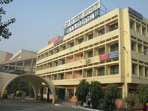 Image of Delhi's Guru Teg Bahadur Hospital used for representative purposes