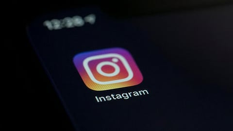 Instagram app displayed on a screen.