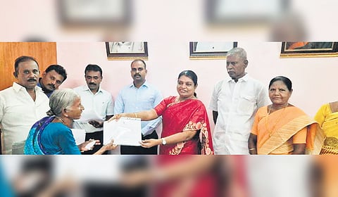 Minister Geetha Jeevan said those living in houses without patta for more than 10 years can apply and get free patta