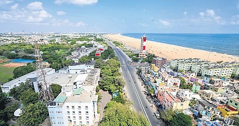 File picture of Marina beach in Chennai 