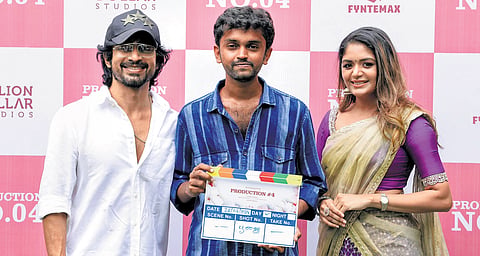 The upcoming film is backed by Yuvaraj Ganesan of Million Dollar Studios and co-produced by VR Vamsi of FYNTEMAX.