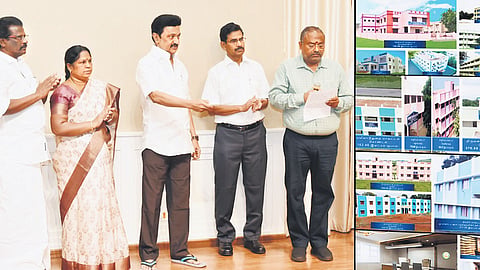 Chief Minister MK Stalin inaugurating hostels for Adi Dravidar students 