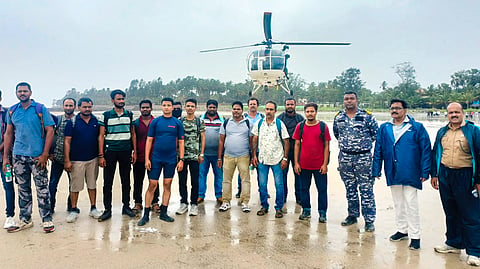 The rescued members