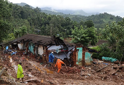 An image of the landslide hit Mundakkai near Chooralmala in Wayanad, used for representational purposes. 