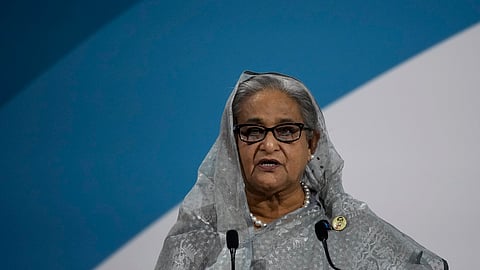 Former Bangladesh Prime Minister Sheikh Hasina