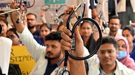 Doctors protest