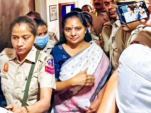 BRS leader K Kavitha