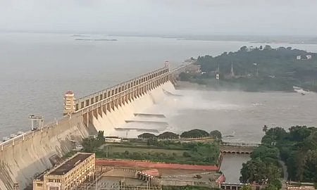 Tungabhadra Dam in Hosapete town 