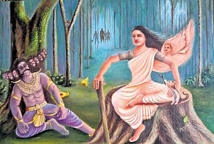 Sita is generally perceived as a hapless woman in Ashoka Vanam of Ravana Lanka in the epic Ramayana.