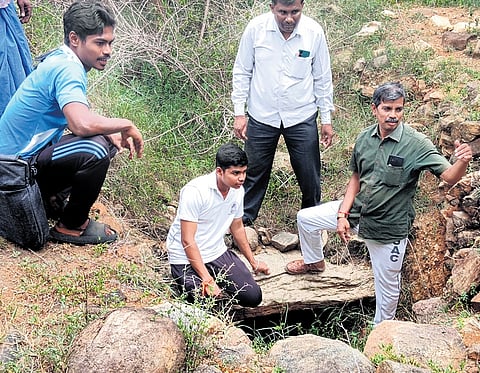 Dozens of cairn circles were found around Ajjipatti village