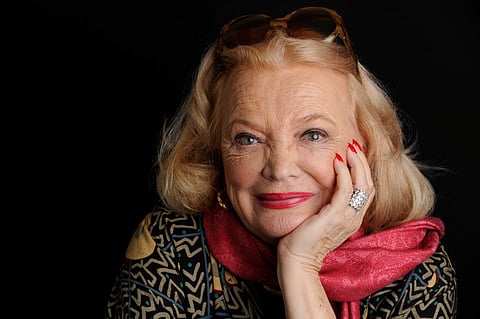  Actor Gena Rowlands poses for a portrait at the London West Hollywood hotel in West Hollywood, Calif., on Dec. 4, 2014. Rowlands, hailed as one of the greatest actors to ever practice the craft and a guiding light in independent cinema as a star in groundbreaking movies by her director husband, John Cassavetes, and later charmed audiences in her son's tear-jerker “The Notebook,” has died at age 94.