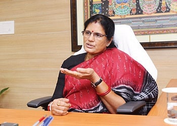 Deputy chief minister Pravati Parida 