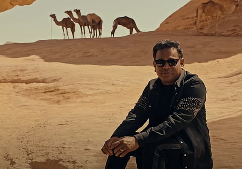 Composer AR Rahman in the music video of 'Periyone'