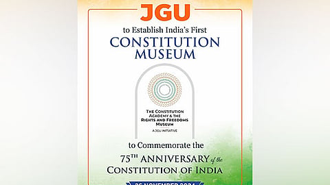 JGU to Establish India's First Constitution Museum to Commemorate the 75th Anniversary of the Constitution of India