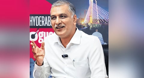 BRS leader and former minister T Harish Rao 