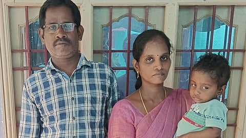 The parents of a one-and-a-half-year-old boy are seeking support from the Tamil Nadu Government and the public to obtain medicine worth sixteen crore rupees for the treatment of their son, who is affected by Spinal Muscular Atrophy. 