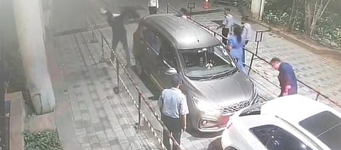 A video of the incident that went viral on social media shows the accused lifting the cab driver before throwing him to the ground and kicking him. 