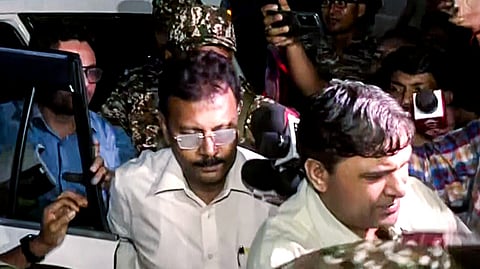 Former RG Kar Medical College and Hospital principal Dr. Sandip Ghosh is being taken into custody by the CBI.