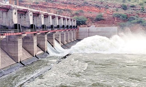 The Gandikota reservoir in Kadapa district witnesses a significant rise 
in the water level | Express