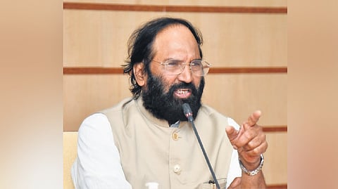 Irrigation Minister N Uttam Kumar Reddy