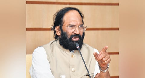 Irrigation Minister N Uttam Kumar Reddy