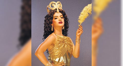  A recreation of actor Sridevi’s look from the film Mr India