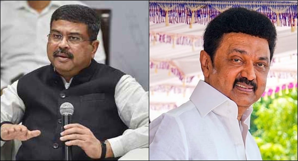 CM Stalin slams Union Min Dharmendra Pradhan for blackmailing TN over ...