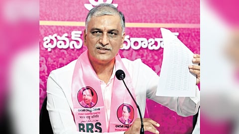 BRS leader T Harish Rao 