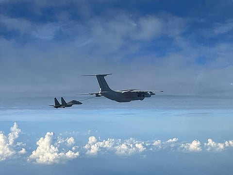 Su-30 MKI refuelling for the mission