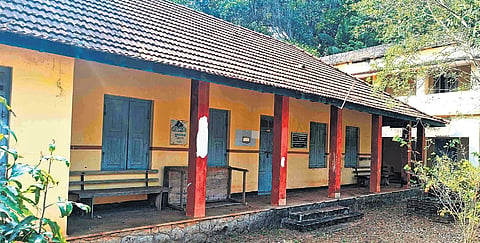 The library building at Leprosy Sanatorium, Nooranad in Alappuzha 