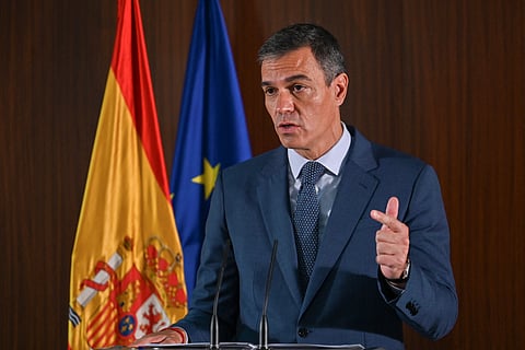 Spain's Prime Minister Pedro Sanchez 