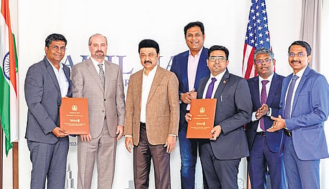 The company signed a pact in the presence of Chief Minister MK Stalin and Industries Minister TRB Rajaa in Chicago on Wednesday