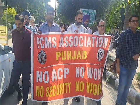 As part of the protest that began on September 9, outpatient department services at all government facilities had been suspended.
