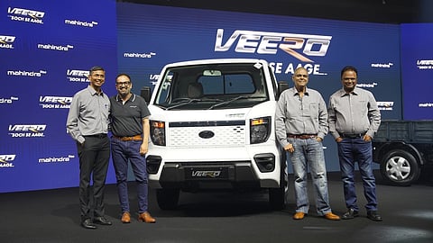 M&M on Monday launched the Mahindra Veero at a starting price of Rs 7.99 lakh. The automaker also unveiled the CNG version of the vehicle and hinted at an electric launch soon.