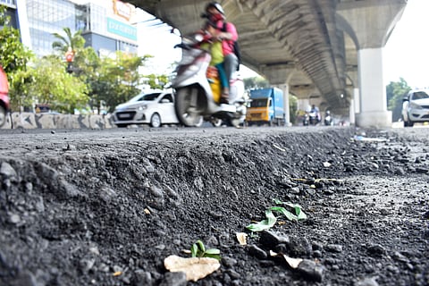 Several motorists and shopkeepers have raised concerns over the Avinashi Road which is being paved by the highways department sans milling. 