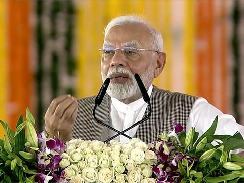 Prime Minister Narendra Modi asserted that when it comes to Ambedkar, his government's respect and reverence are absolute.