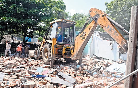 Families evicted from Annai Sathya Nagar were shifted to Moolakothalam TNUHDB apartments