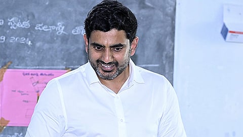 Andhra Minister Nara Lokesh 