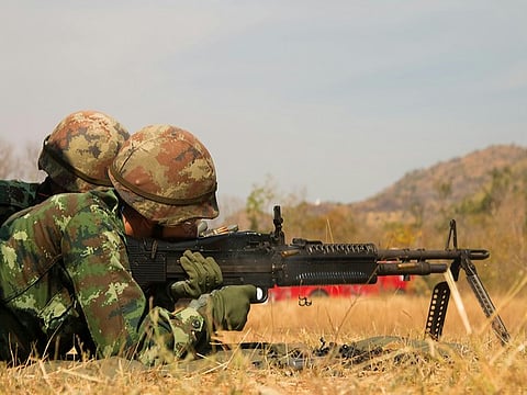 An anti-terrorist search operation in a remote village in Jammu and Kashmir's Kathua district has entered its third day.