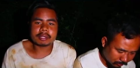 The two Meitei youth’s that are held hostage 