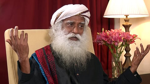 Isha Foundation founder and spiritual guru  Sadhguru Jaggi Vasudev.