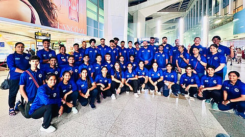 Indian contingent for Asian Youth Archery Championship 2024