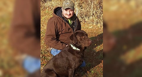 This undated photo shows Boone McCrary, of Greeneville, Tenn., who died after his boat capsized while he was trying to rescue a man trapped in the river during Hurricane Helene.