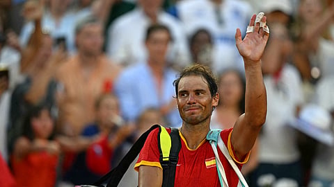 Bye, bye love: Rafael Nadal is bidding tennis goodbye.
