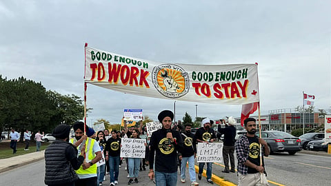 Students' protest in Canada