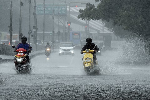 Normal life was thrown out of gear in Chennai city with several flights being cancelled and public transport coming to a halt. 